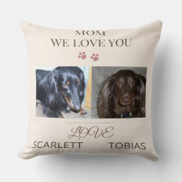 Loved by Two Paws, Mom Kissen