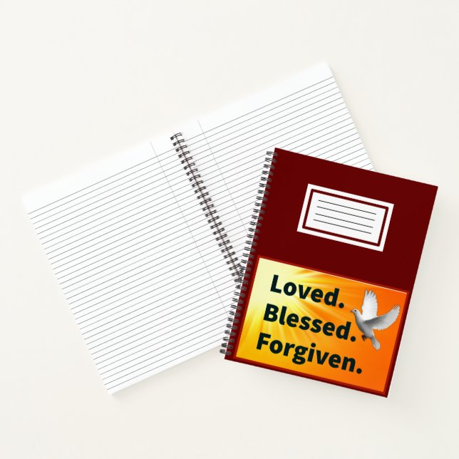 Loved.Gesegnet.vergeben. Notizbuch (Innenseite)