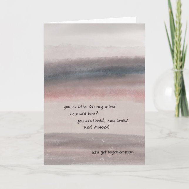 Loved & Missed Karte (Vorderseite)