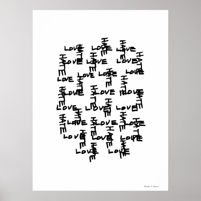 LoveHate Poster (Vorne)