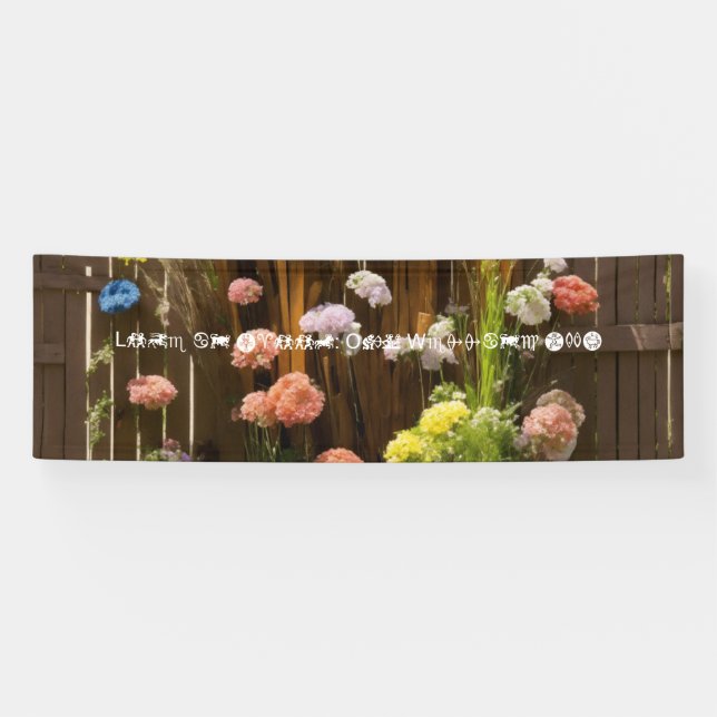 #LoveinBloom:OurWeddingDayBanner Banner (Horizontal)