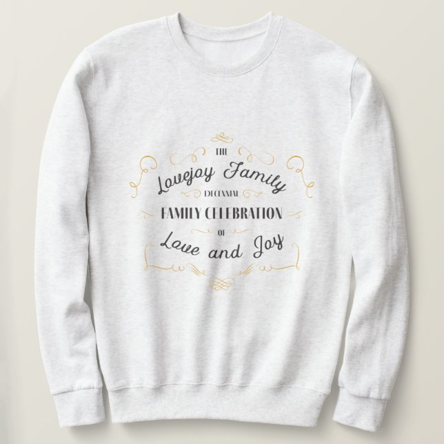 Lovejoy Celebration Sweatshirt - Hellgrau (Design vorne)