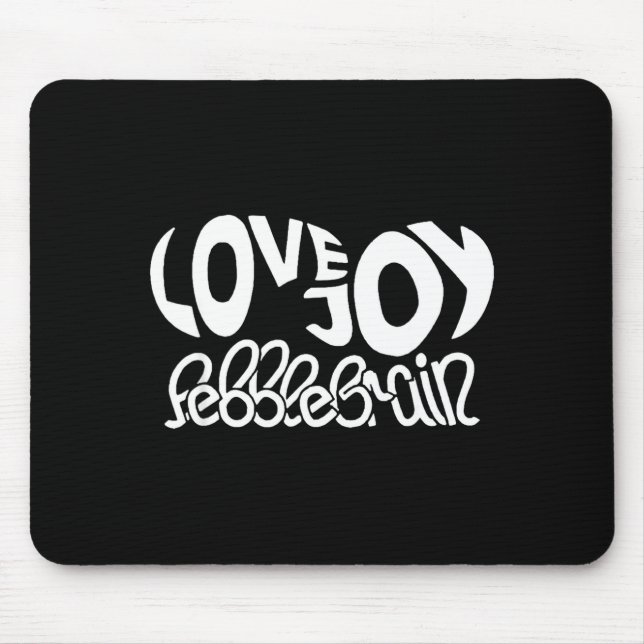Lovejoy Fan Gift Graphic Design Music Lover  Mousepad (Vorne)