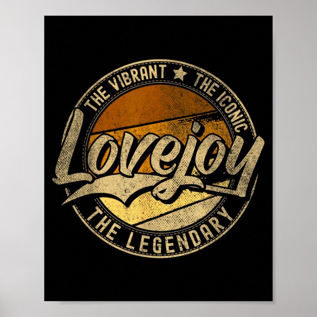 Lovejoy Ga _ Georgia _ Vintage Distressed  Poster (Vorne)