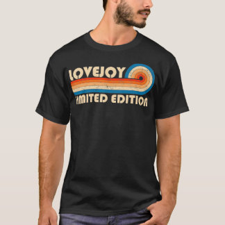 LOVEJOY Nachname Retro Vintager 80er 90er Geburtst T-Shirt