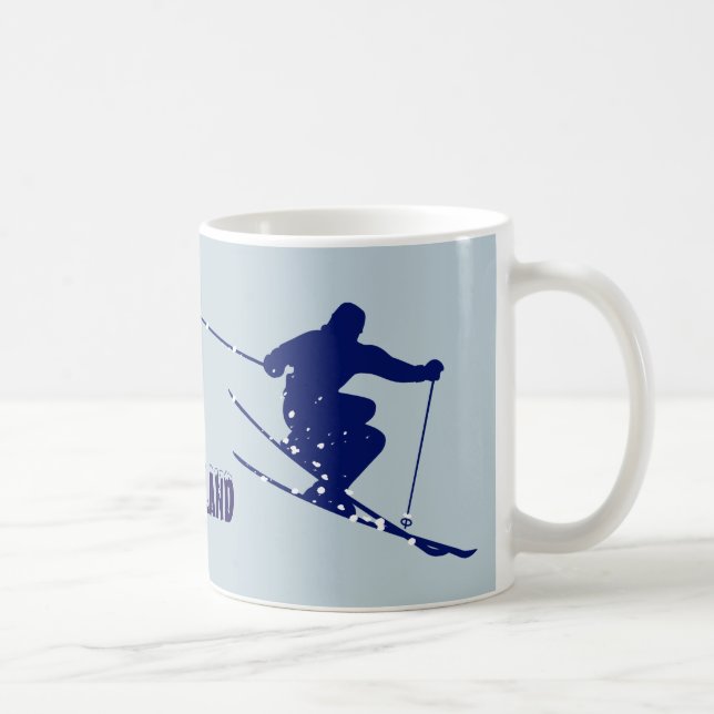 Loveland Blue Skier Tasse (Rechts)