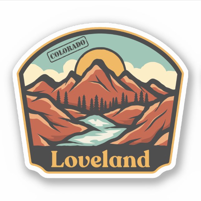 Loveland, Colorado Sticker (Vorderseite)