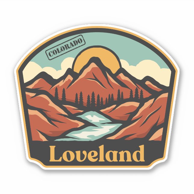 Loveland, Colorado Sticker (Vorderseite)