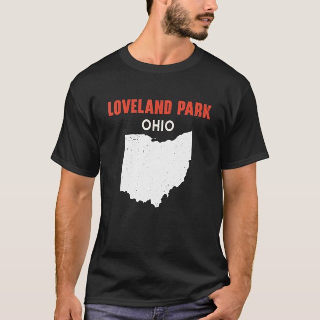 Loveland Park Ohio USA State America Travel Ohioan T-Shirt (Vorderseite)