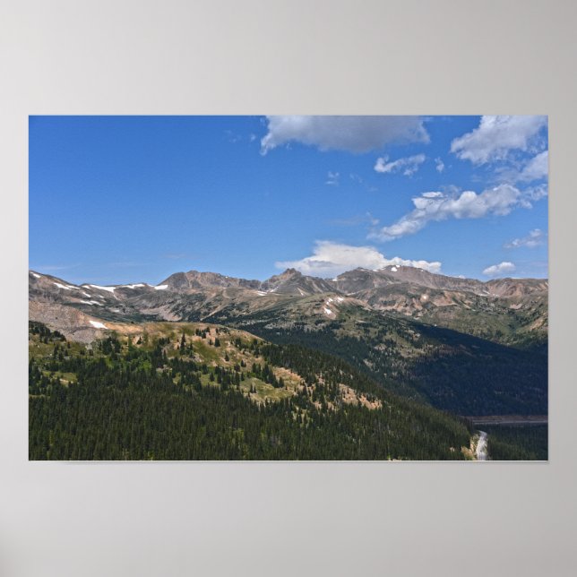 Loveland Pass, Colorado, Panorama Poster (Vorne)