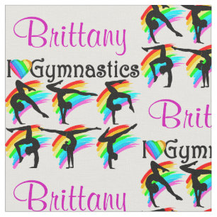 LOVELL PERSONALISIERT I LIEBE GYMNASTICS FABRIC STOFF