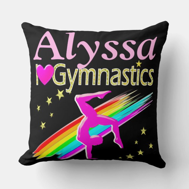 LOVELL PERSONALISIERT I LIEBE GYMNASTICS PILLOW KISSEN (Vorderseite)