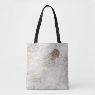 LOVELL SOFT CURLY HUND FUR FLEECE BLANKET