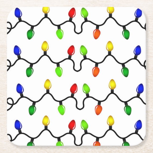 LOVELL UND NIEDLICHE CHRISTMAS LIGHTS UNTERSETZER (Vorderseite)