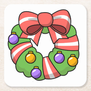 LOVELL UND NIEDLICHE CHRISTMAS WREATH UNTERSETZER