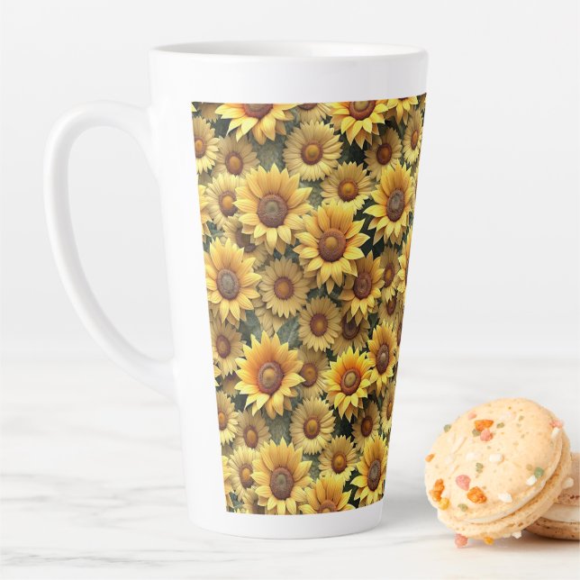 Lovely 3D Sunflowers Milchtasse (Beispiel)