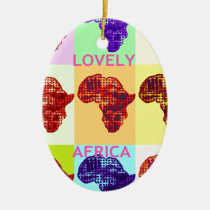 LOVELY AFRICA KERAMIKORNAMENT