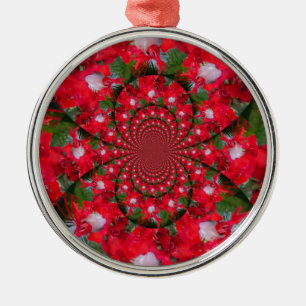 Lovely Alien Crimson Silbernes Ornament
