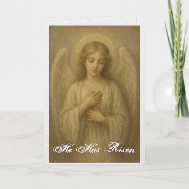Lovely Angel Easter Greeting Card Karte (Vorderseite)