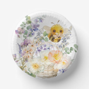 Lovely Bee Bowls Pappteller