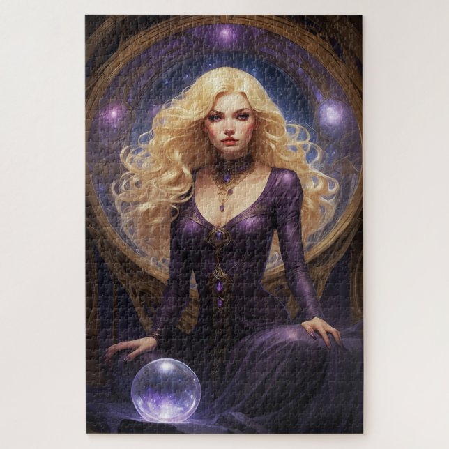 Lovely Blonde Fortune Teller Puzzle (Vertikal)