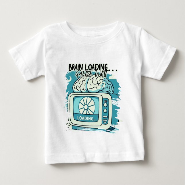 lovely brainloading design baby t-shirt (Vorderseite)
