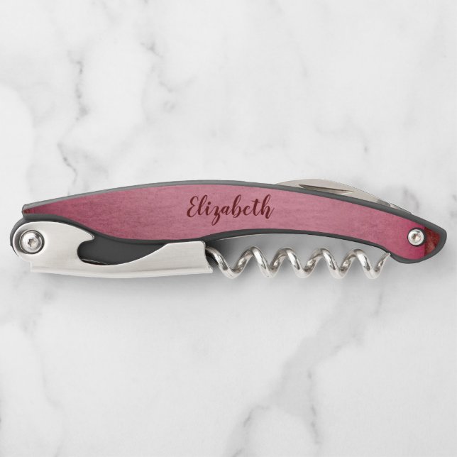Lovely Burgundy Kellnermesser (Vorderseite)
