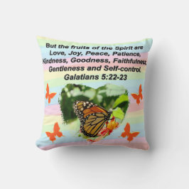 LOVELY BUTTERFLY OBST DES SPIRITS KISSEN