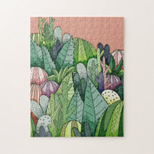 Lovely Cactus Garden Puzzle