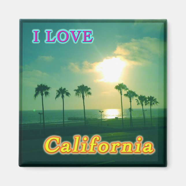"Lovely California 1" Magnet (Vorne)