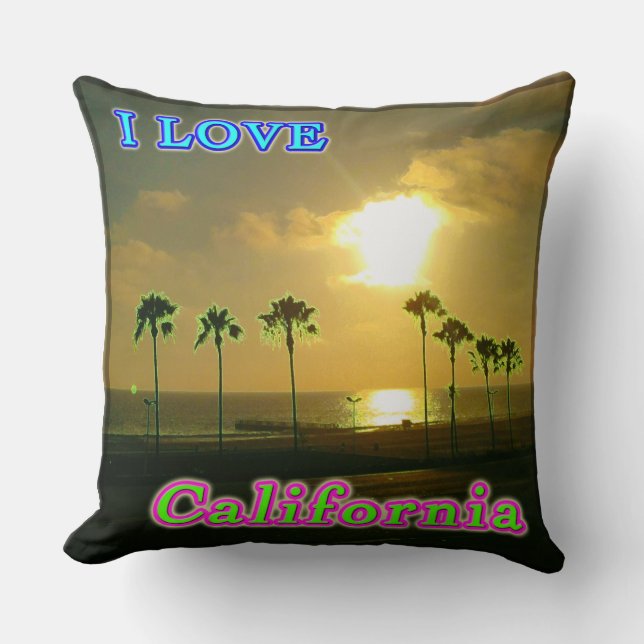 "Lovely California 2" Kissen (Vorderseite)