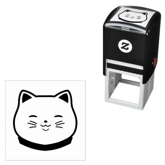 Lovely Chubby Cat Permastempel (Beispiel)