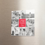 Lovely Collage Couple Foto & Happy Valentines Day Magnet<br><div class="desc">Lovely Collage Couple Foto & Happy Valentines Day</div>