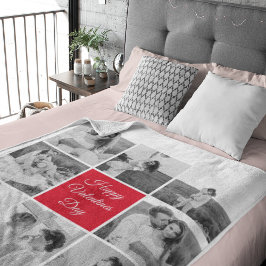 Lovely Collage Couple Foto & Happy Valentines Day Sherpadecke