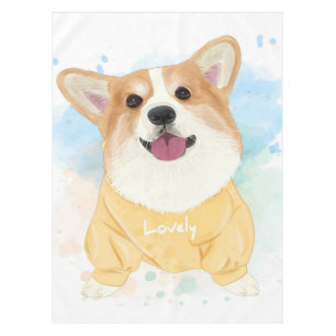 Lovely Corgi Dog Geschenke für Kinder Tischdecke