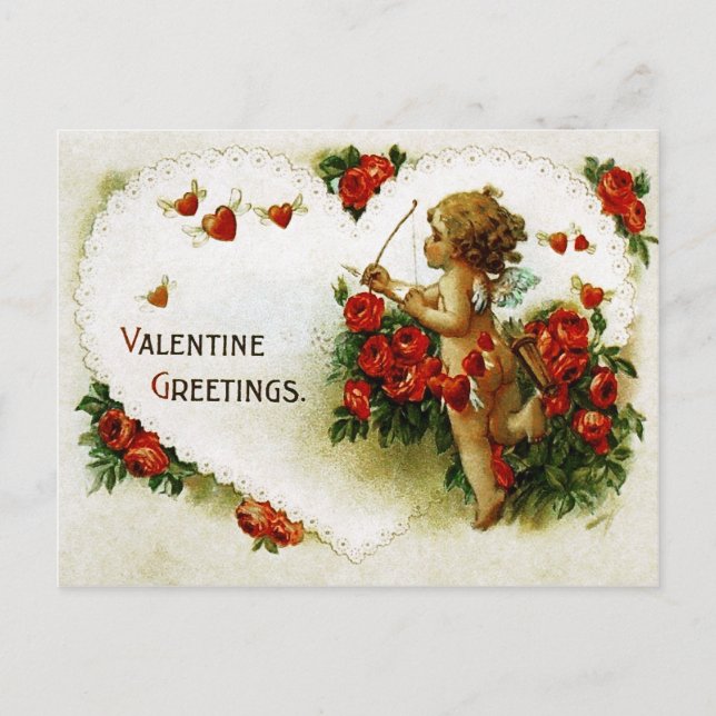 Lovely Cupid Postkarte (Vorderseite)