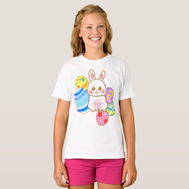 Lovely Easter Rabbit T-Shirt (Vorne ganz)