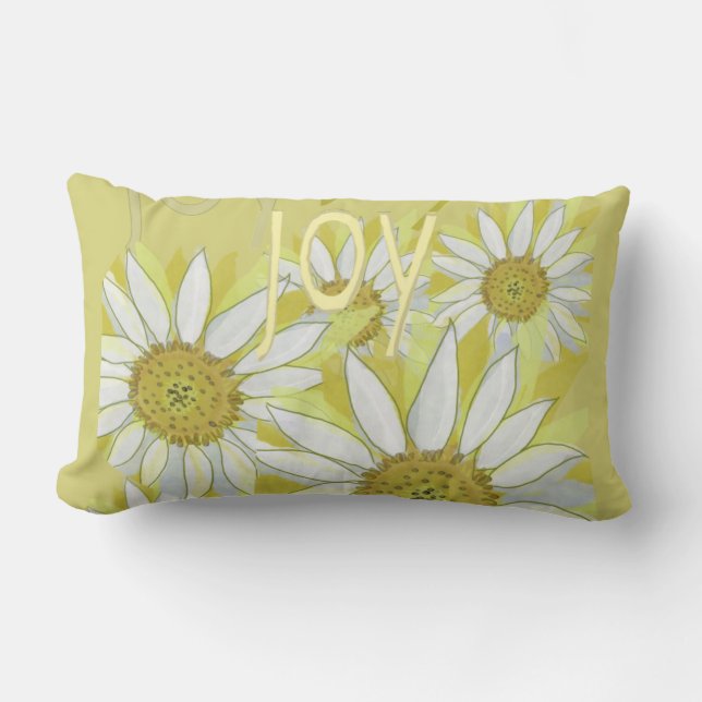 Lovely Elegant Daisy Lendenkissen (Vorderseite)