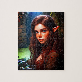 Lovely elf warrior puzzle