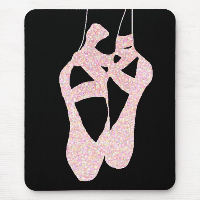 Lovely en Pointe Ballet Shoes Mousepad (Vorne)