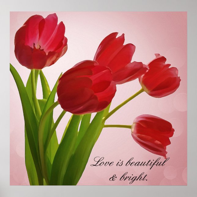 LOVELY FLORAL POSTER (Vorne)