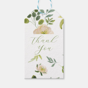 Lovely Florals Danke Tag Geschenkanhänger
