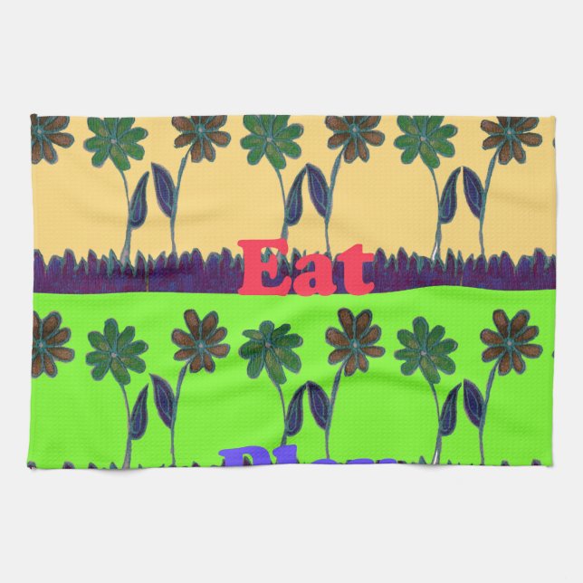 Lovely Girly Hakuna Matata Farben Gifts.png Geschirrtuch (Horizontal)