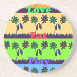 Lovely Girly Hakuna Matata Farben Gifts.png Getränkeuntersetzer