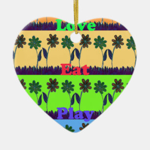 Lovely Girly Hakuna Matata Farben Gifts.png Keramik Ornament