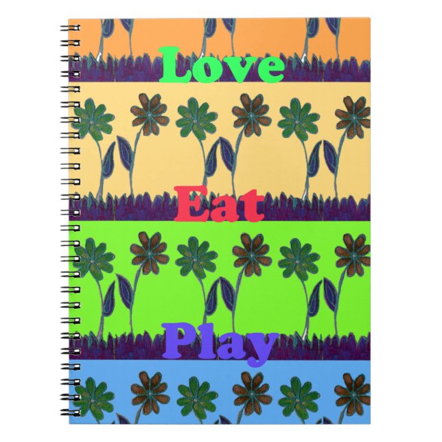 Lovely Girly Hakuna Matata Farben Gifts.png Notizblock (Vorderseite)