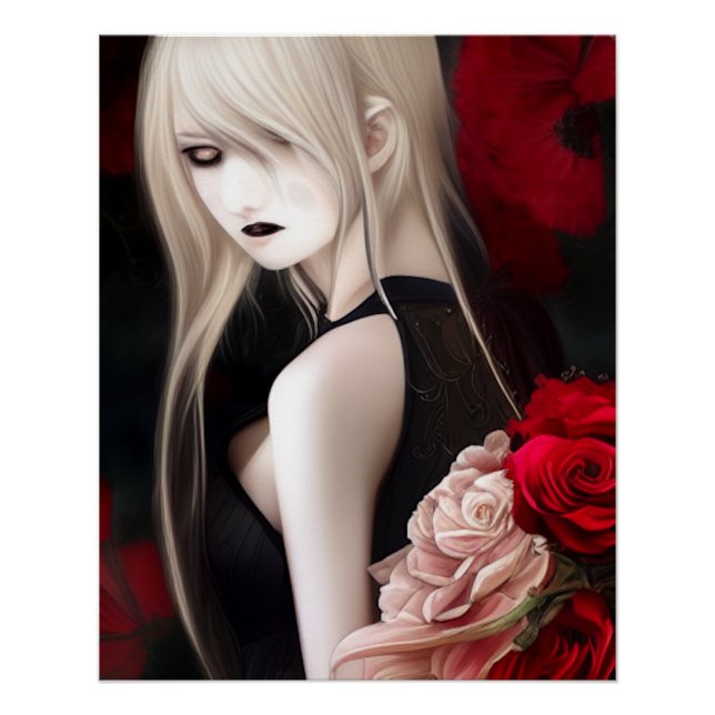 Lovely Goth Elf Girl Poster (Vorderseite)