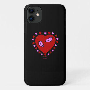 Lovely Heart Kisses Apple iPhone 11 Fall Case-Mate iPhone Hülle