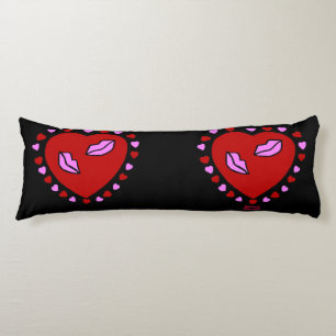 Lovely Heart Kisses Body Pillow Seitenschläferkissen
