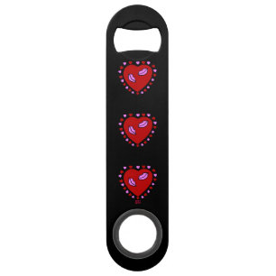 Lovely Heart Kisses Speed Bottle Opener Flaschenöffner
